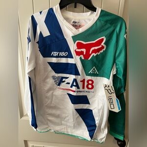 NWT Fox Racing Multicolor Jersey size YXL